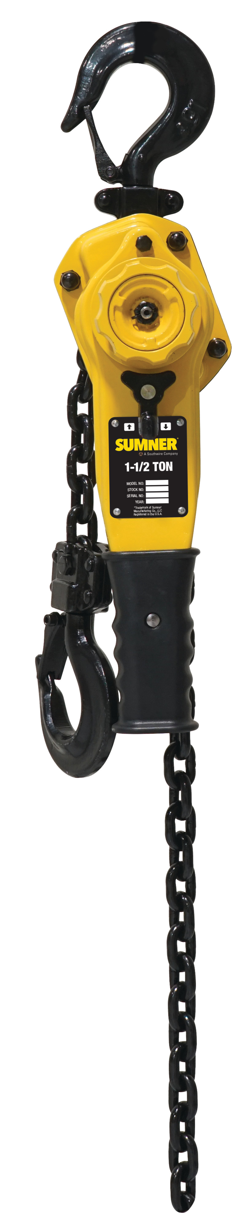 

Sumner Lever Hoist 1.6 Ton 10' Chain Fall