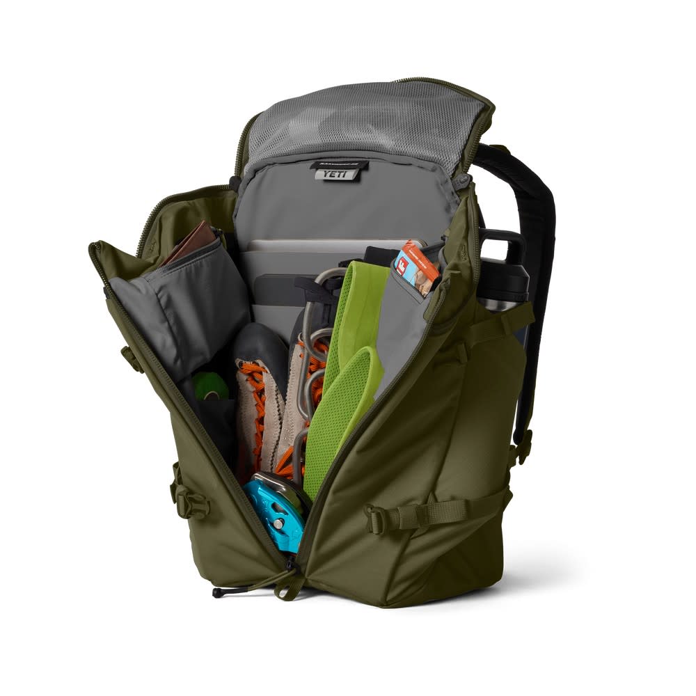 Yeti Ranchero 22L RipZip Opening Backpack, Olive 26010000479 Yeti Ranchero 22L RipZip Opening Backpack, Olive 26010000479
