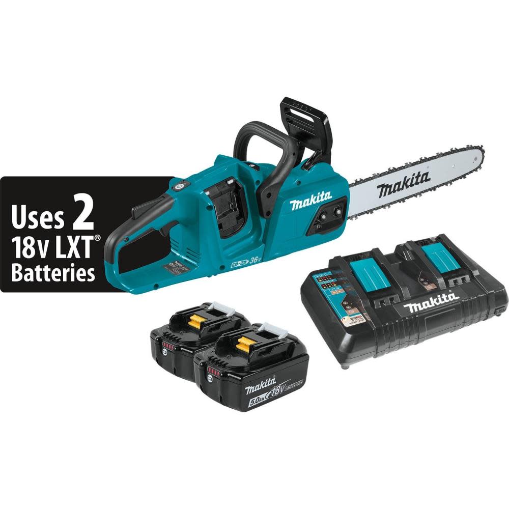 

Makita 18V X2 (36V) LXT Lithium-Ion Brushless Cordless 14" Chain Saw Kit (5.0Ah)