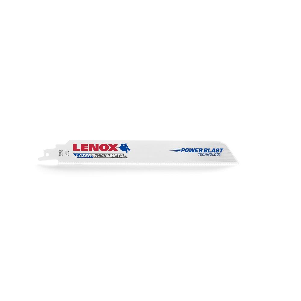 

Lenox Reciprocating Saw Blade B9110R 9" X 1" X .042" X 10 TPI 25pk