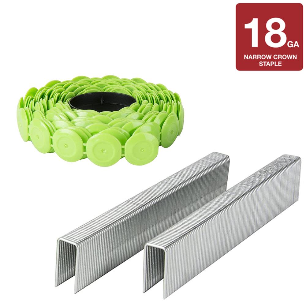 

Metabo HPT 1 1/4" x 18 Gauge Staples and Plastic Caps 2000pk