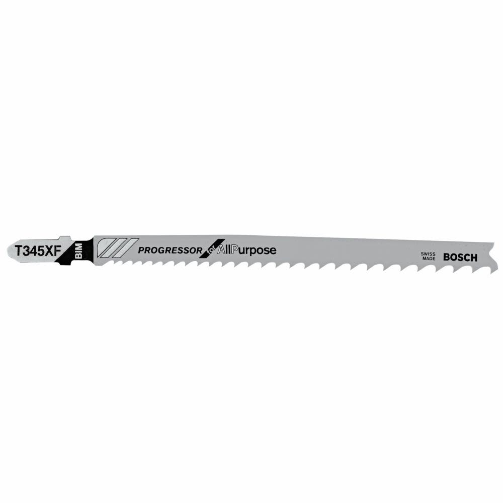 

Bosch 5 pc. 5-1/4 In. 5-10P TPI Progressor for Wood with Nails T-Shank Jig Saw Blades