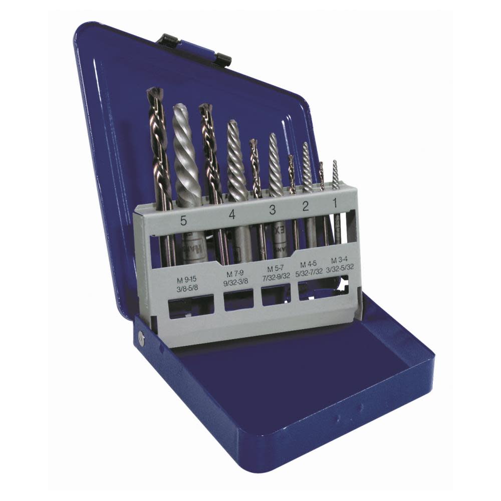 10pc Extractor & Drill Bit Set