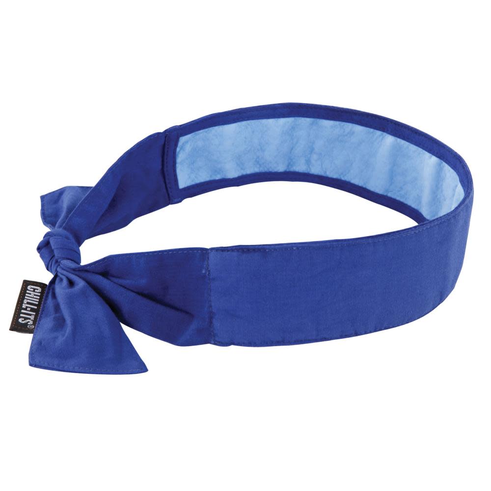 

Ergodyne Chill-Its 6700CT Evaporative Cooling Bandana with Cooling Towel - Tie