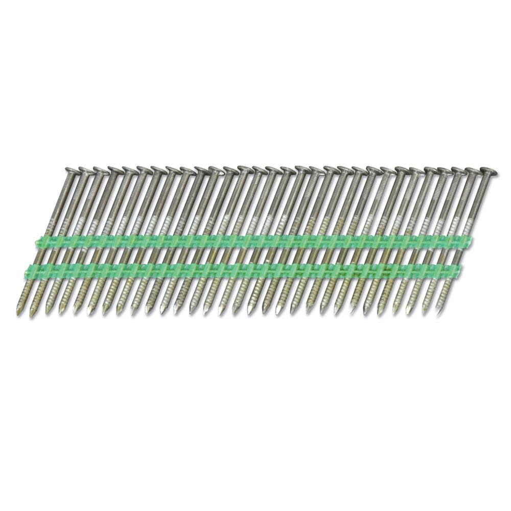 

Hitachi 3-1/4 In. Full Round Head Brite Smooth Plastic Strip Framing Nails