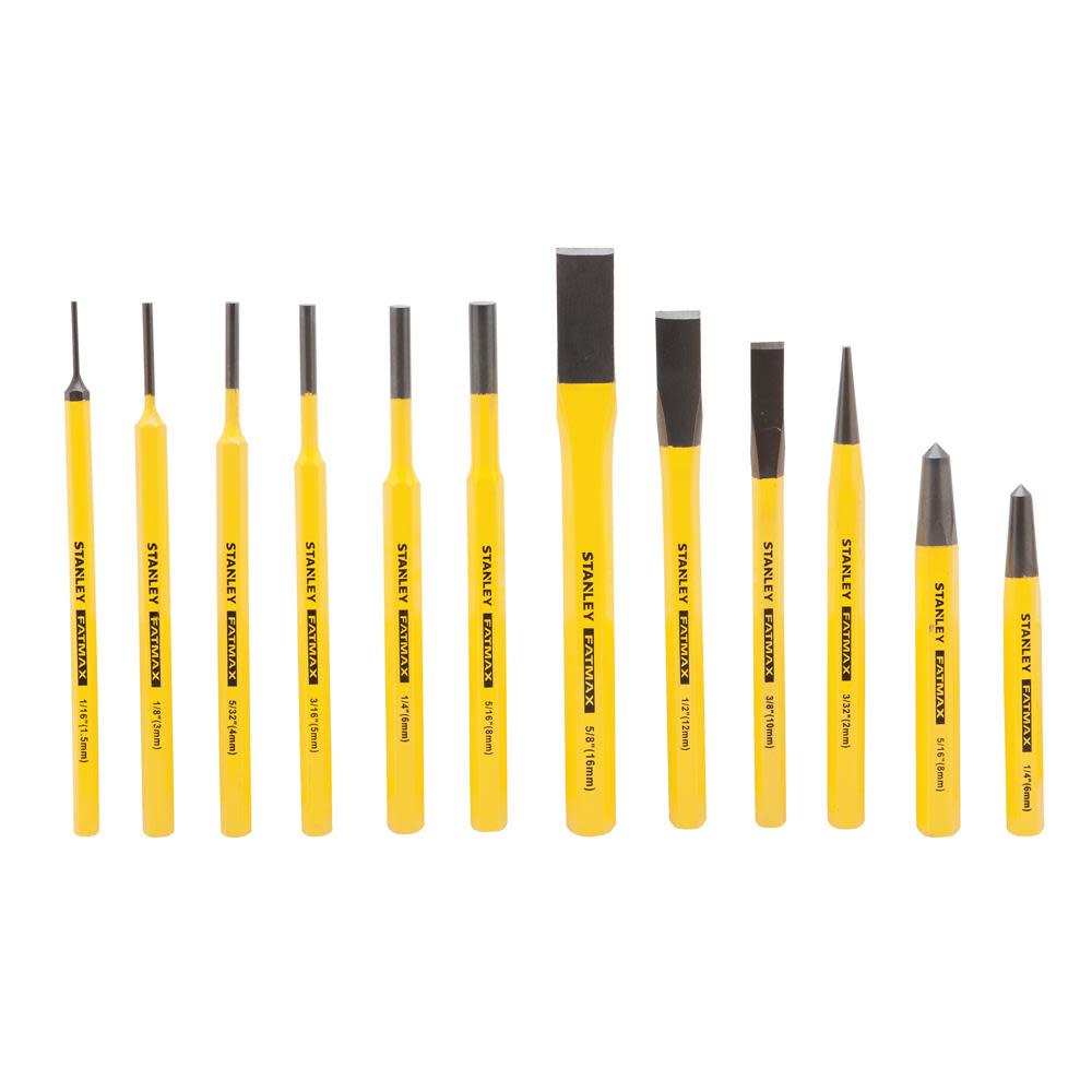 

Stanley FatMax 12 piece Punch and Chisel Set