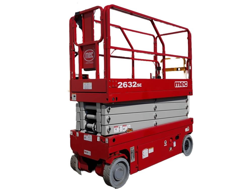 mec 26 Ft Electric Slim Scissor Lift 2632SE Acme Tools