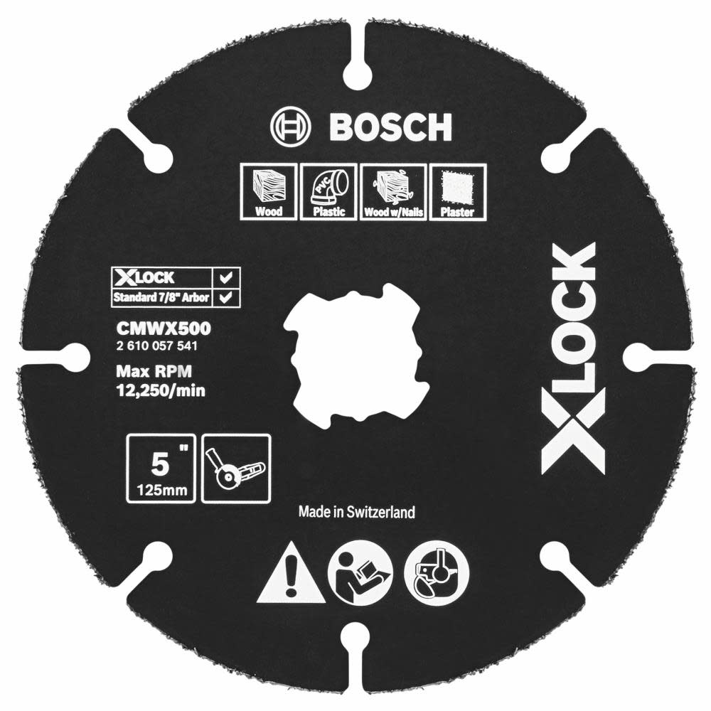 

Bosch X LOCK Carbide Multi Wheel 5"