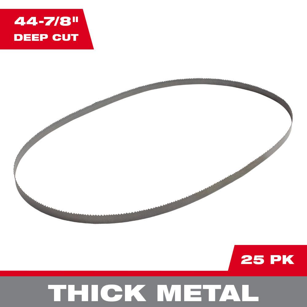 Milwaukee 10 TPI Deep Cut Band Saw Blades 25-Pack