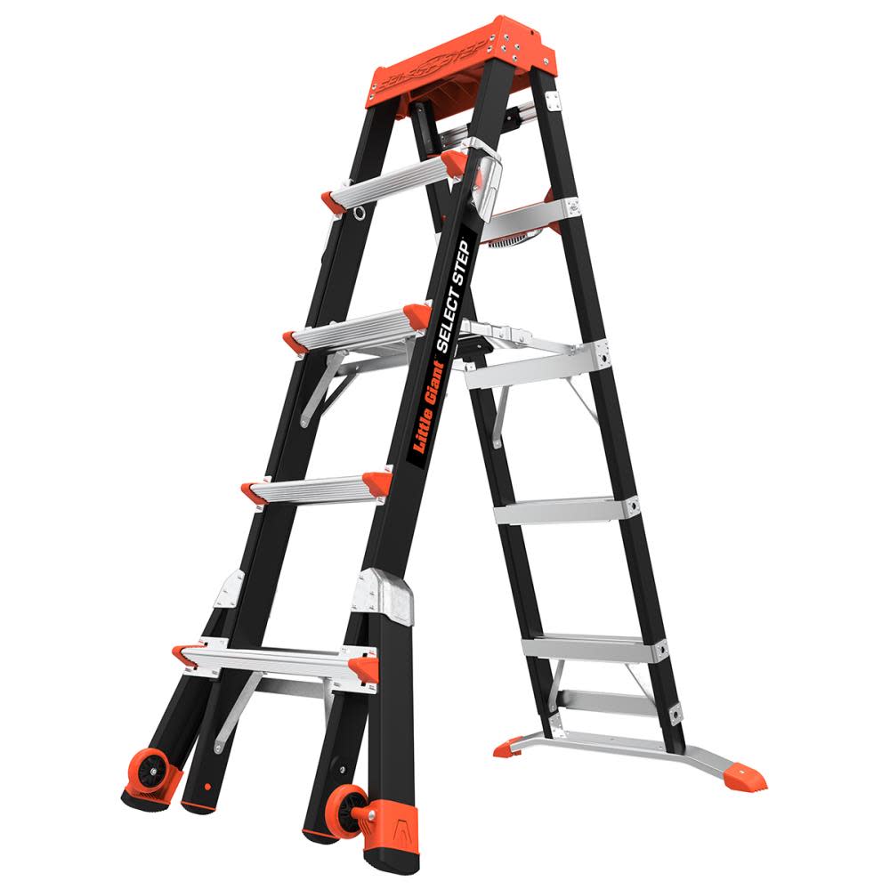 

Little Giant Safety Select Step M5 Type 1AA Fiberglass Adjustable Step Ladder
