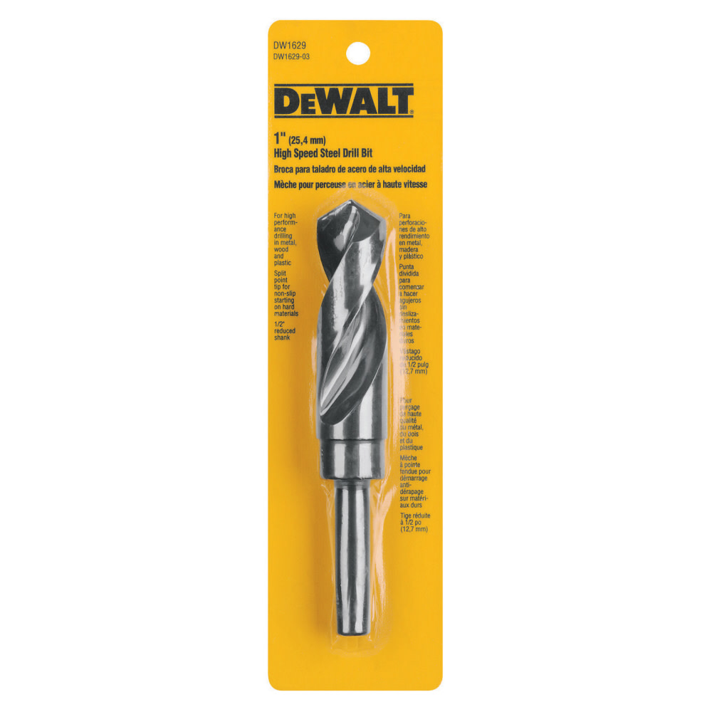 

DEWALT 1 In. Reduced Shank Drill Bit