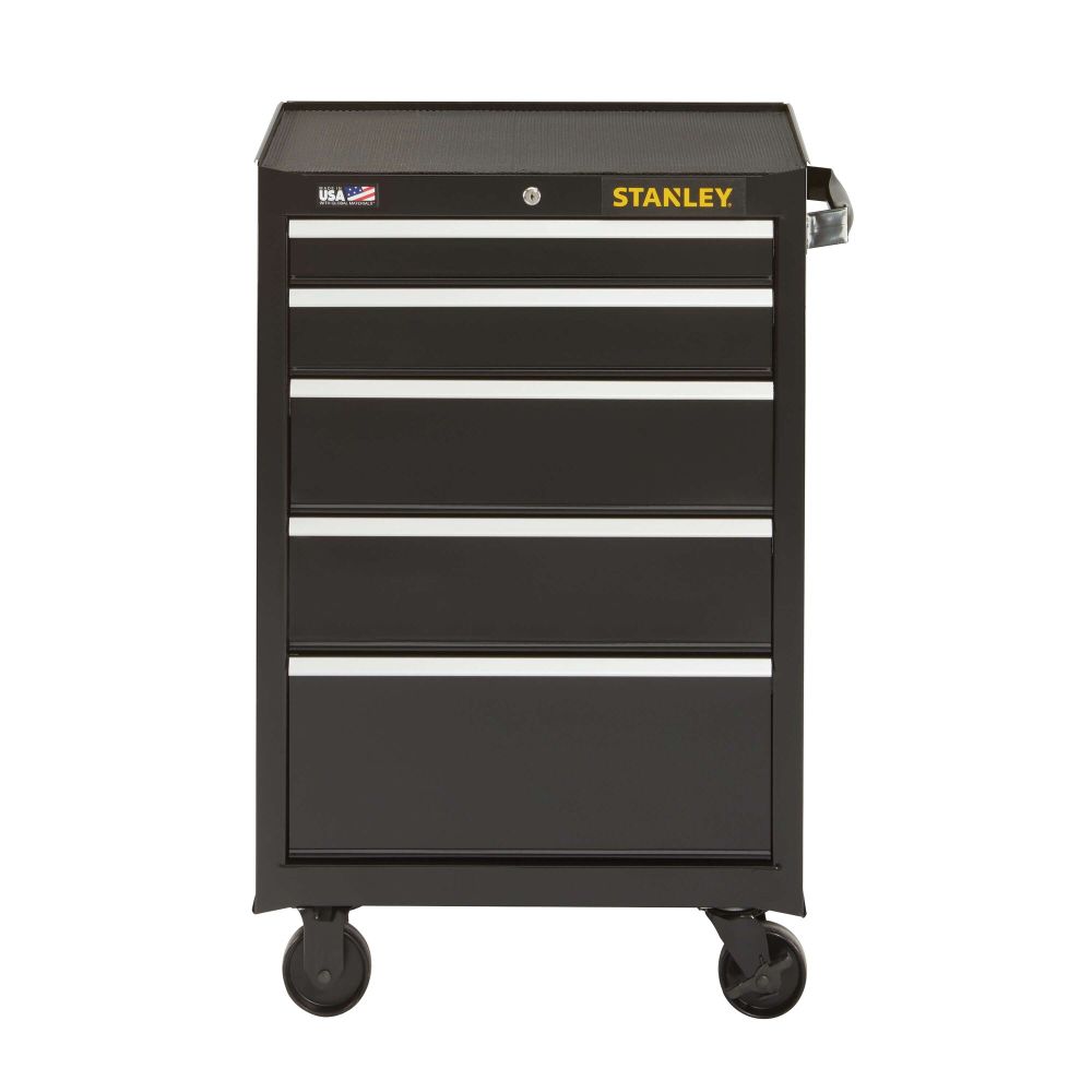 Stanley 26 Inch W 300 Series 5-Drawer Rolling Tool Cabinet