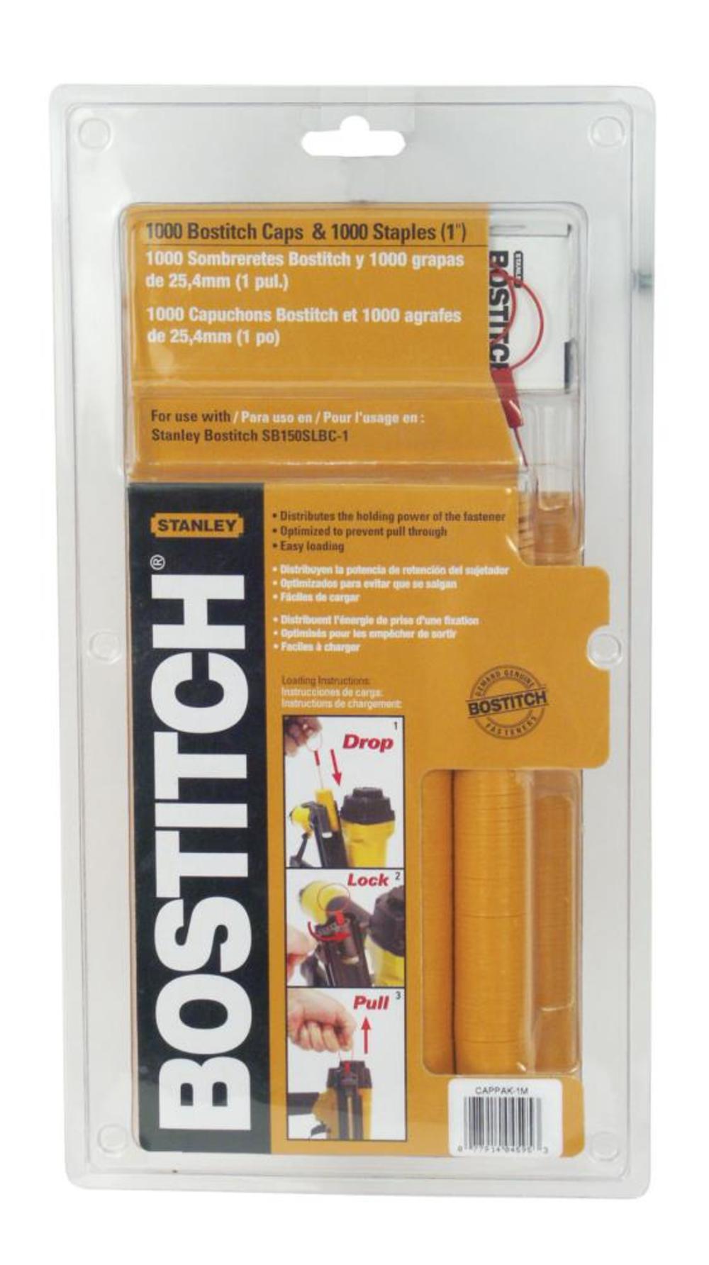 Stanley Bostitch SL1838BC Cap Stapler Kit, 18 Gauge, Magazine Capacity 160 - View #6