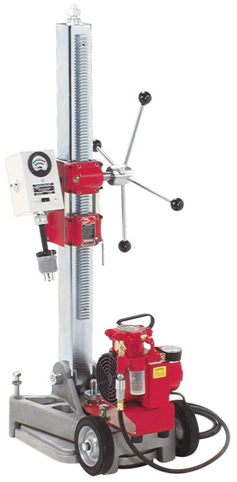 

Milwaukee Diamond Coring Rig with Large Base Stand Vac-U-Rig Kit and Meter Box