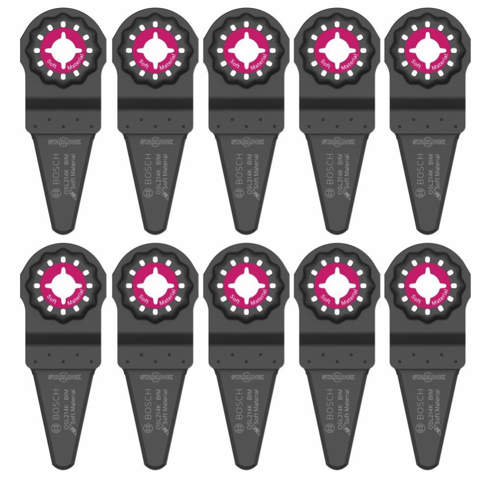 

Bosch 2-1/4 In. Starlock Oscillating Multi Tool Caulk Knife Blade 10 pk.
