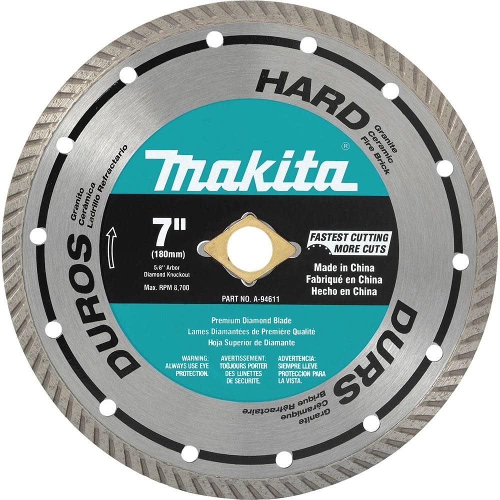 

Makita 7 in. Turbo Rim Hard Material Diamond Blade