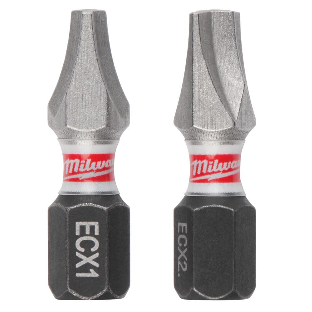 Milwaukee SHOCKWAVE 1 Inch 2PC Impact Duty ECXCombo Set