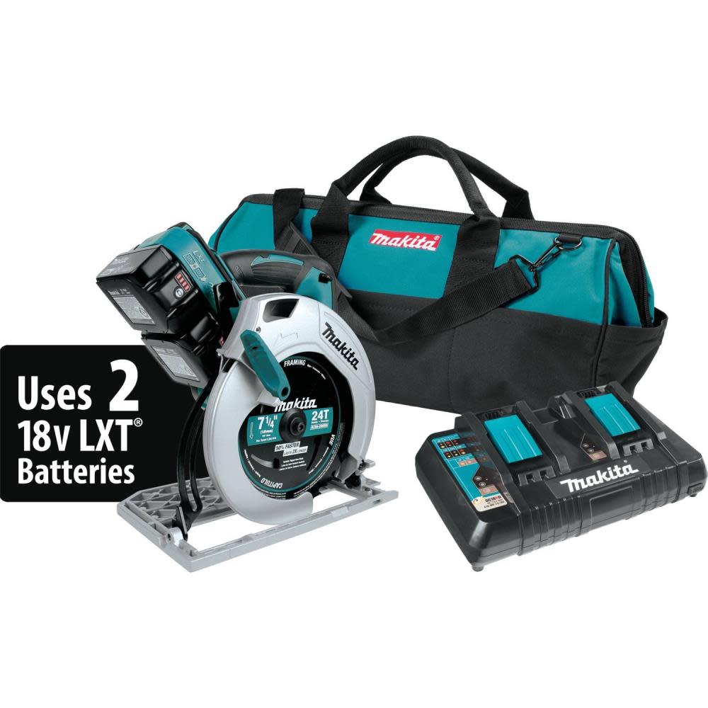 

Makita 18V X2 LXT Lithium-Ion (36V) Cordless 7-1/4 In. Circular Saw Kit (5.0Ah)