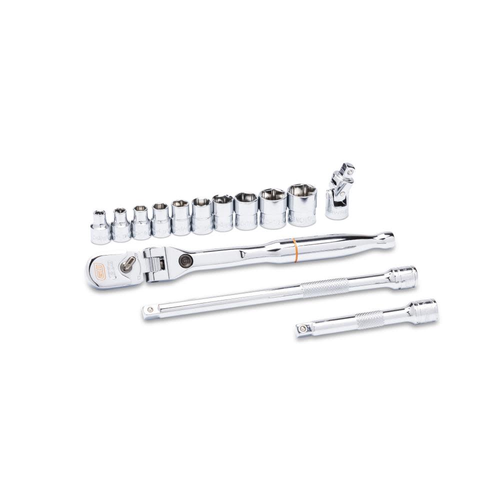 

GEARWRENCH 1/4" Drive Ratchet & SAE Socket Mechanics Tool Set 14pc