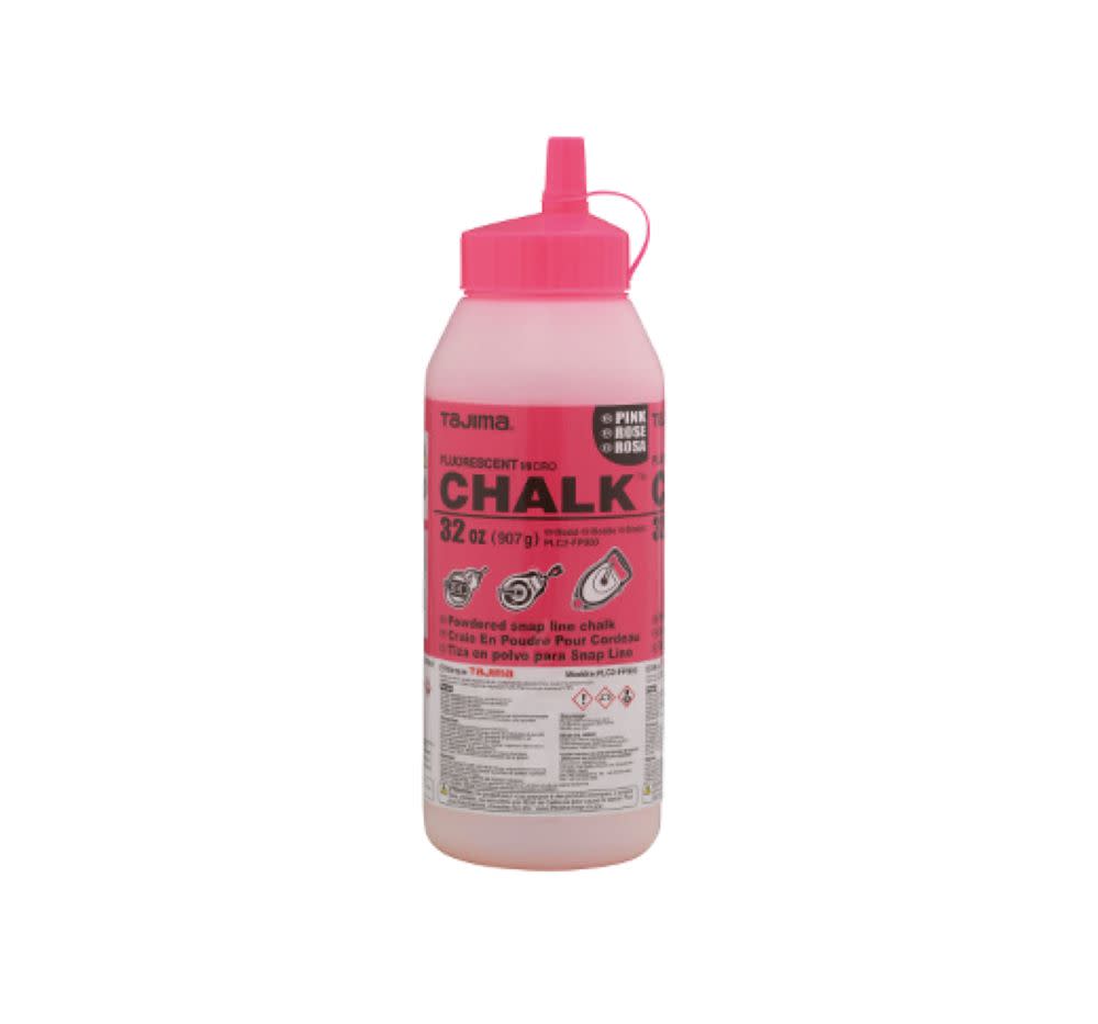 

Tajima Micro Chalk Powdered Snap Line Chalk Fluorescent Pink 32oz