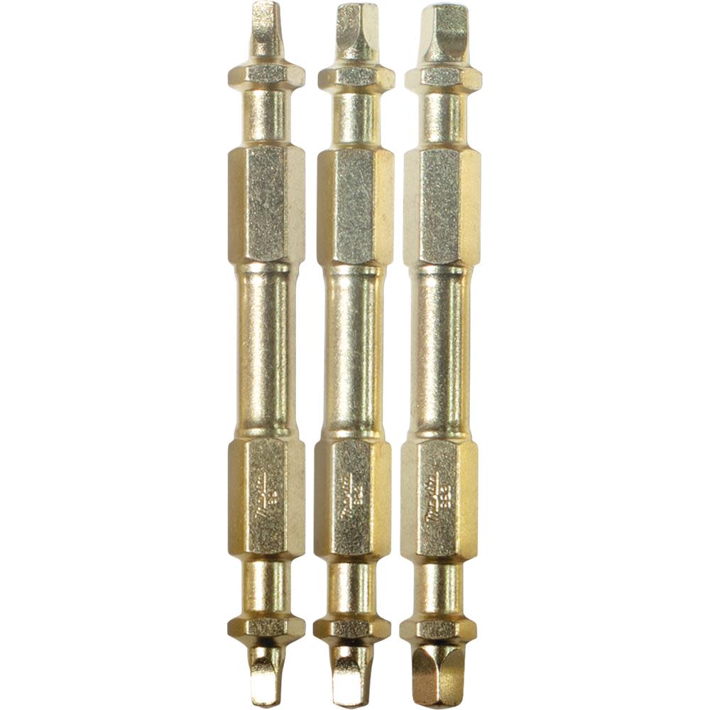 

Makita Impact Gold (2-1/2 in.) Square Double-Ended Power Bit Set (3-Piece)