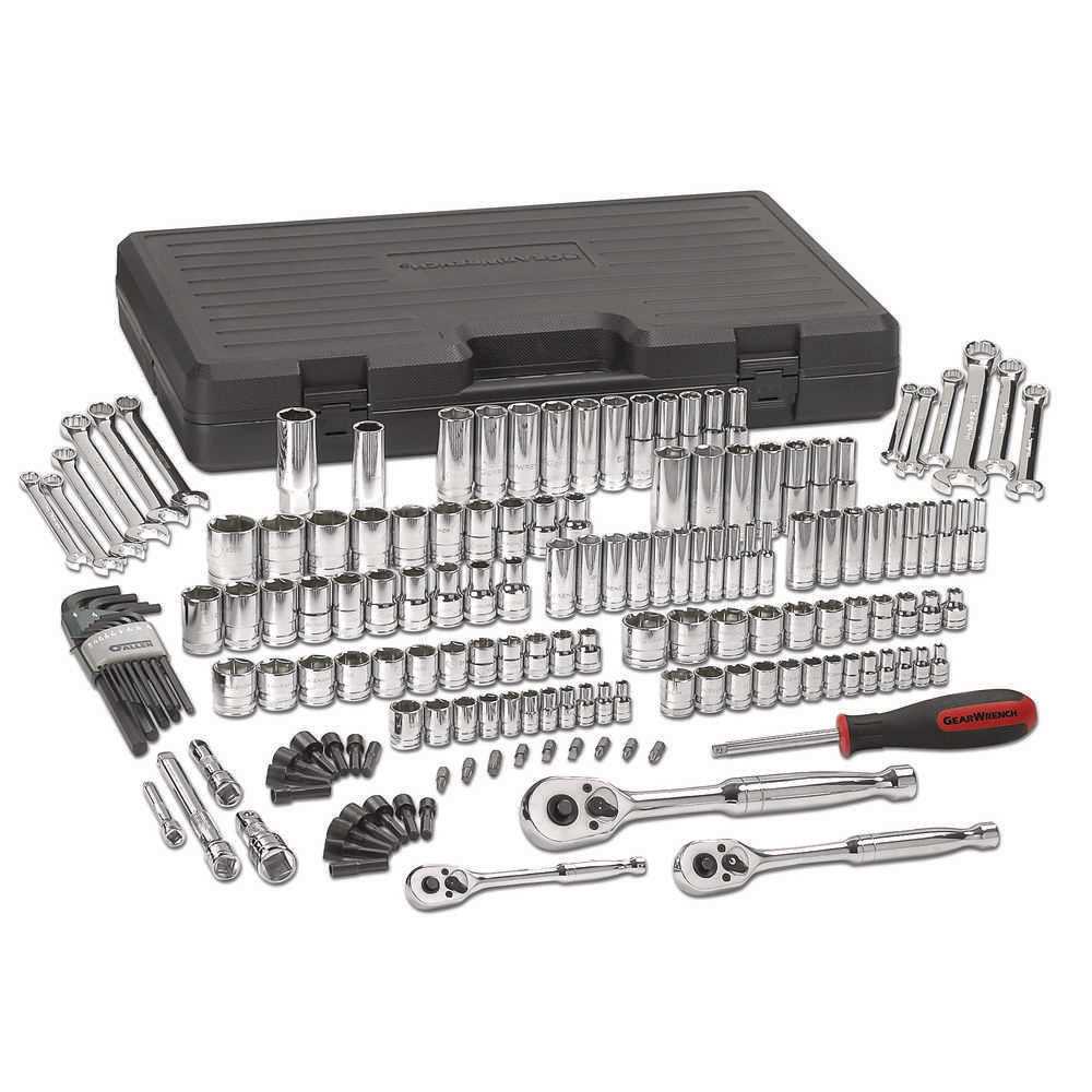 

GEARWRENCH SAE/Metric Mechanics Tool Set 165pc