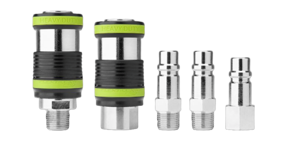 

Flexzilla Pro Heavy Duty Safety Coupler and Plug Kit 1/2" NPT 5-Piece