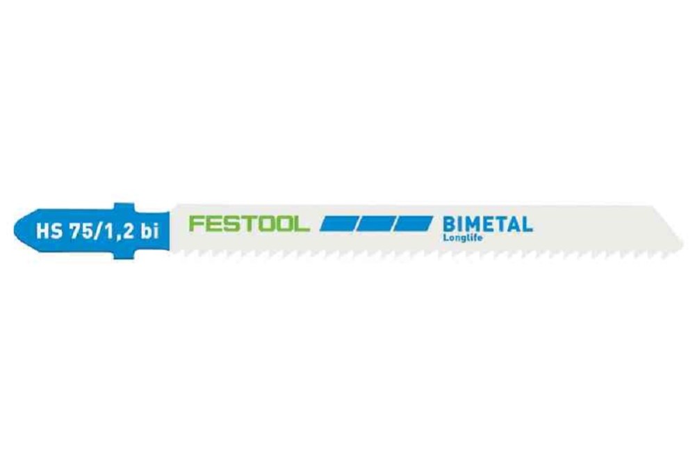 

Festool Jigsaw Blades HS 75/1.2 for Metal Cutting - Pack of 5