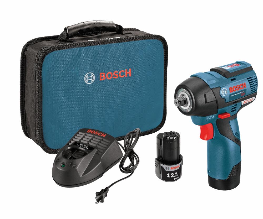 

Bosch 12V MAX EC Brushless 3/8 In. Impact Wrench Kit