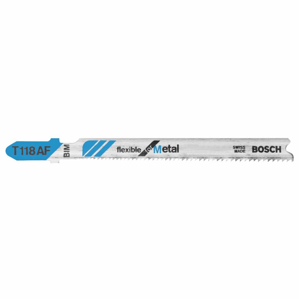 

Bosch 100 pc. 3-5/8 In. 17-24 TPI Flexible for Metal T-Shank Jig Saw Blades
