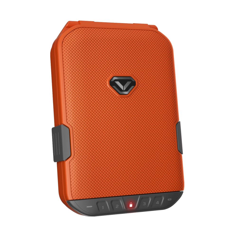 

Vaultek Safe LifePod Rush Orange Travel Safe Waterproof Rugged