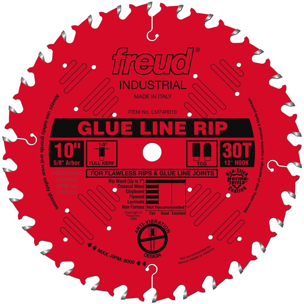 

Freud 10" Glue Line Rip Blade