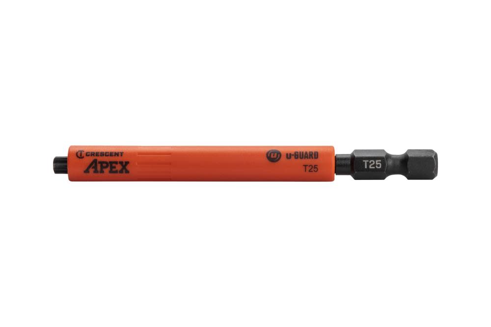 

Crescent APEX T25 Torx u-GUARD Covered Impact Power Bit - 2 Pack