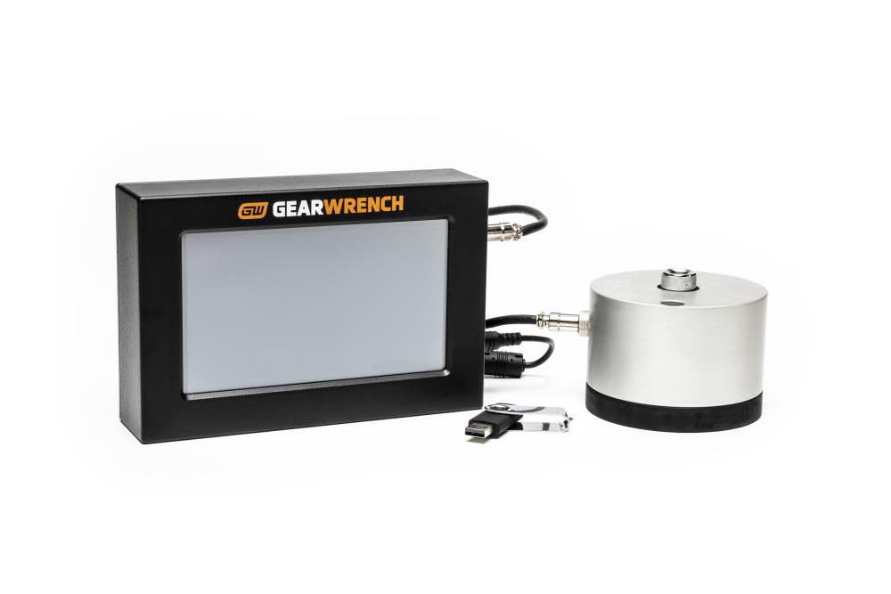 

GEARWRENCH Torque Tester 3/8" Drive Touchscreen Bench Top with Transducer 3-30 ft/lb (4.1-40.7Nm)