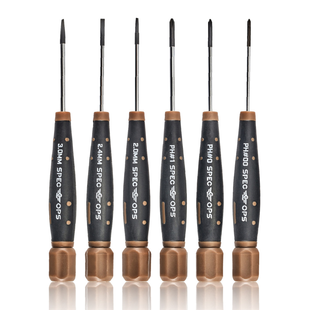 

Spec Ops Precision Screwdriver Set with Case 6pc