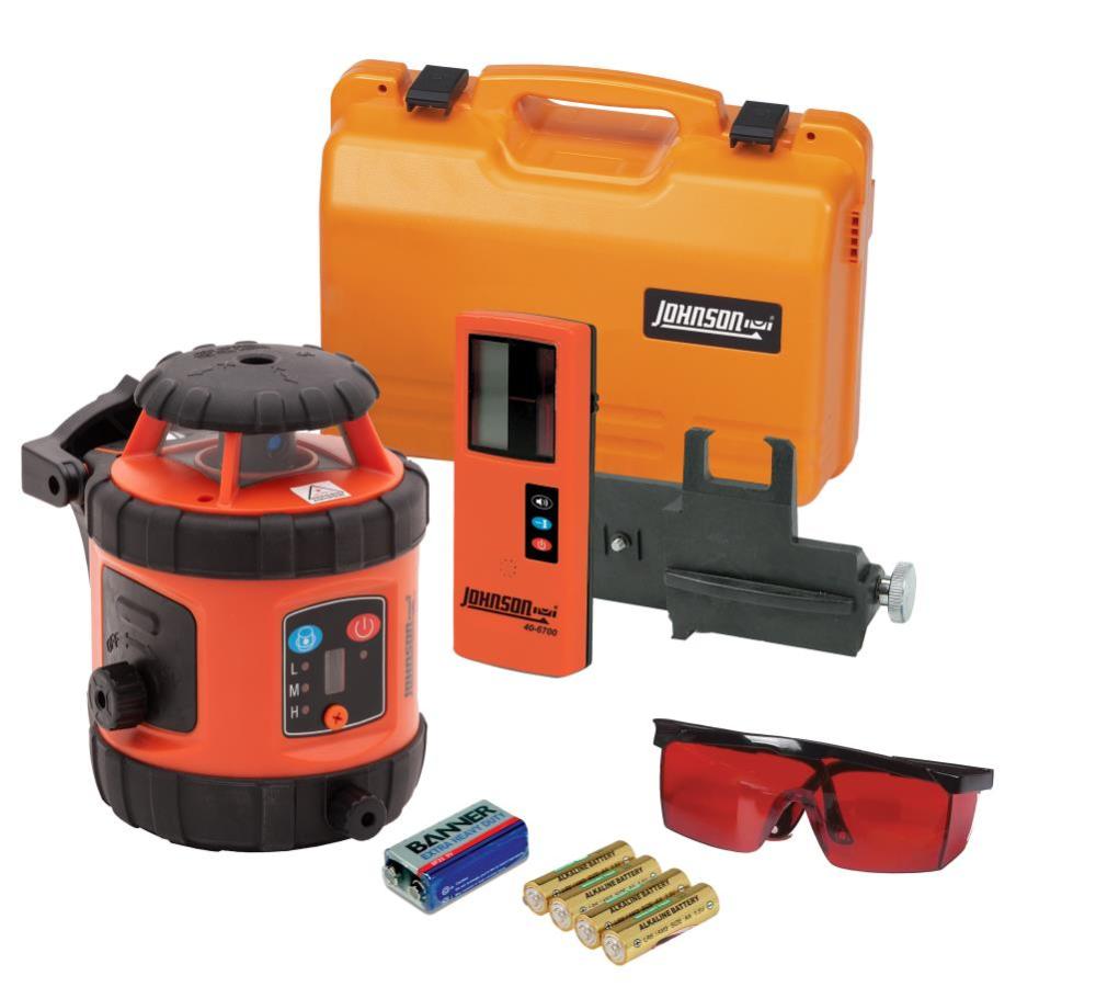 

Johnson Level Self-Leveling Rotary Laser Kit
