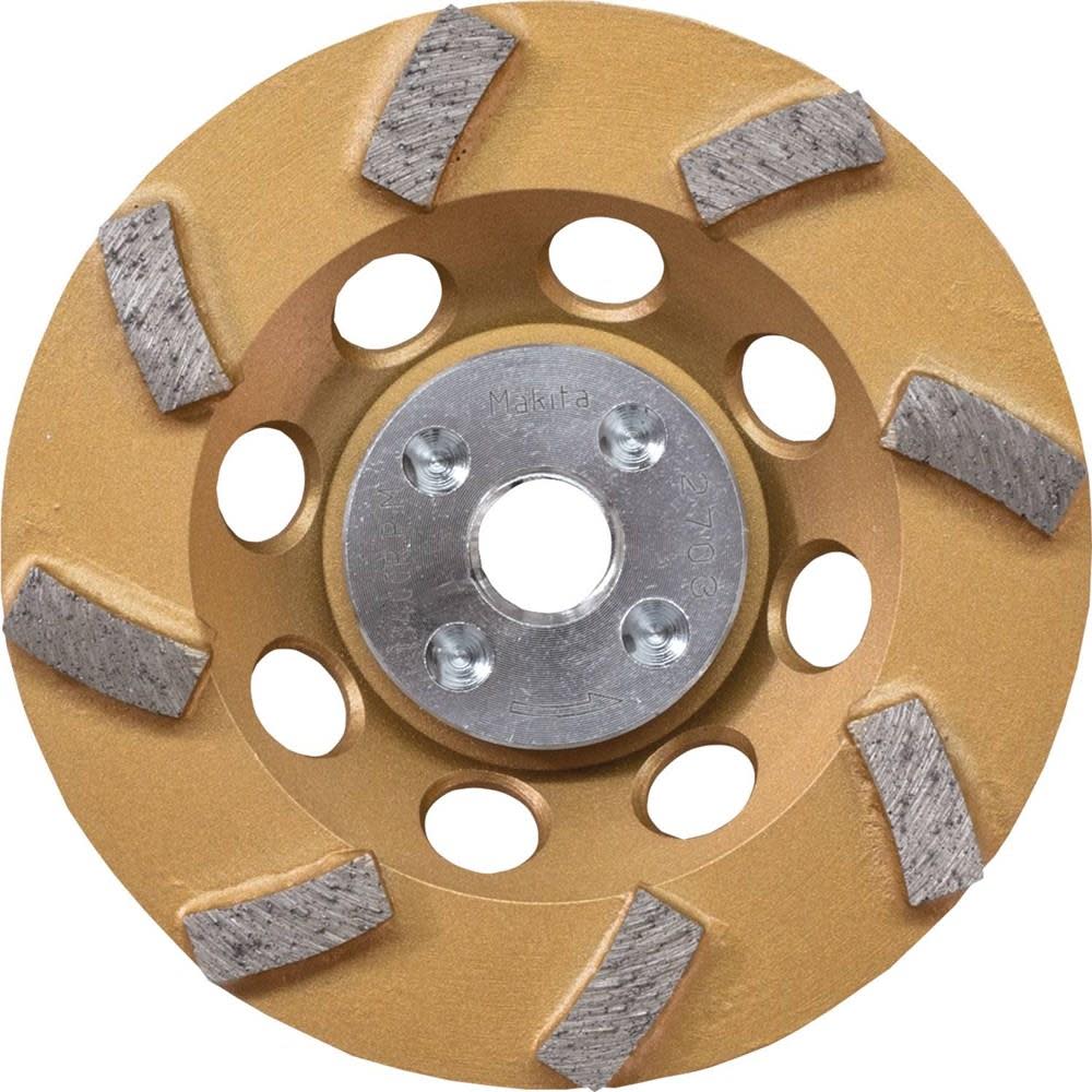 

Makita 4-1/2 in. Turbo 8 Segment Diamond Cup Wheel Anti-Vibration