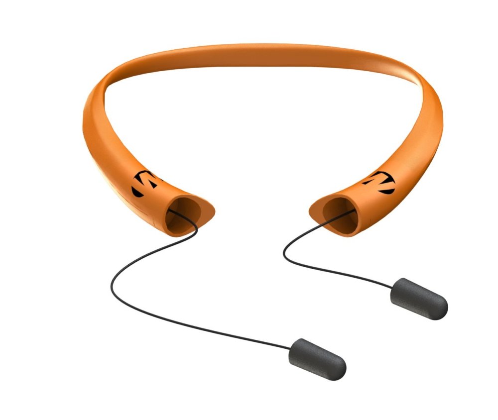 

Walkers Safety Passive Neckband Retractable Ear Plugs - Blaze Orange