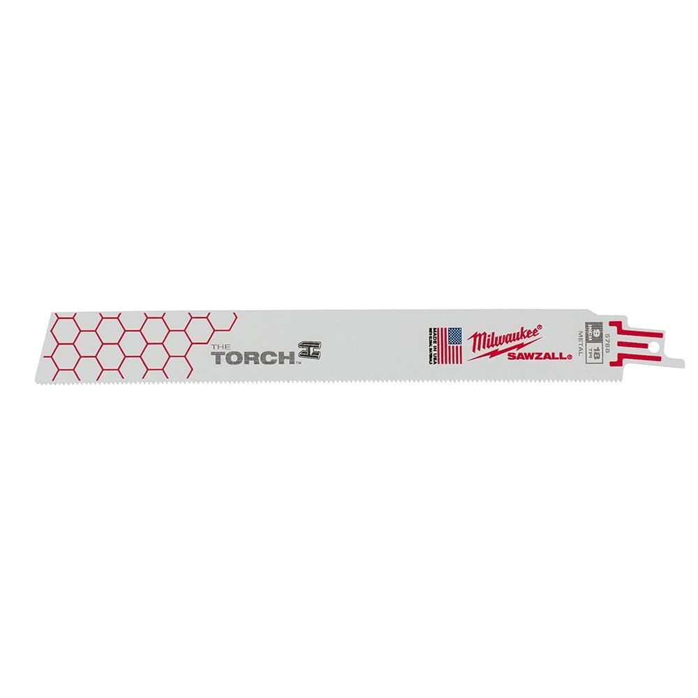 Milwaukee 9 in. 18 TPI THE TORCH SAWZALL Blade 5PK
