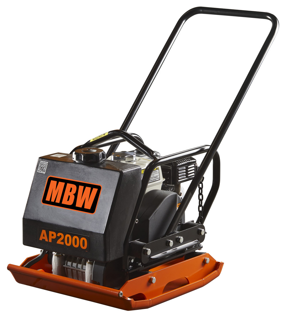 

MBW AP2000 168lb Plate Compactor with Water Tank and Honda GX160 Engine