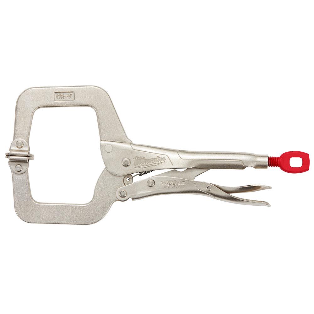 

Milwaukee 11 in. TORQUE LOCK Locking C-Clamp With Swivel Jaws