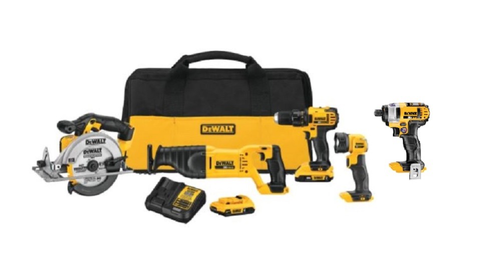 

DEWALT 20V MAX* 5-Tool Combo Kit