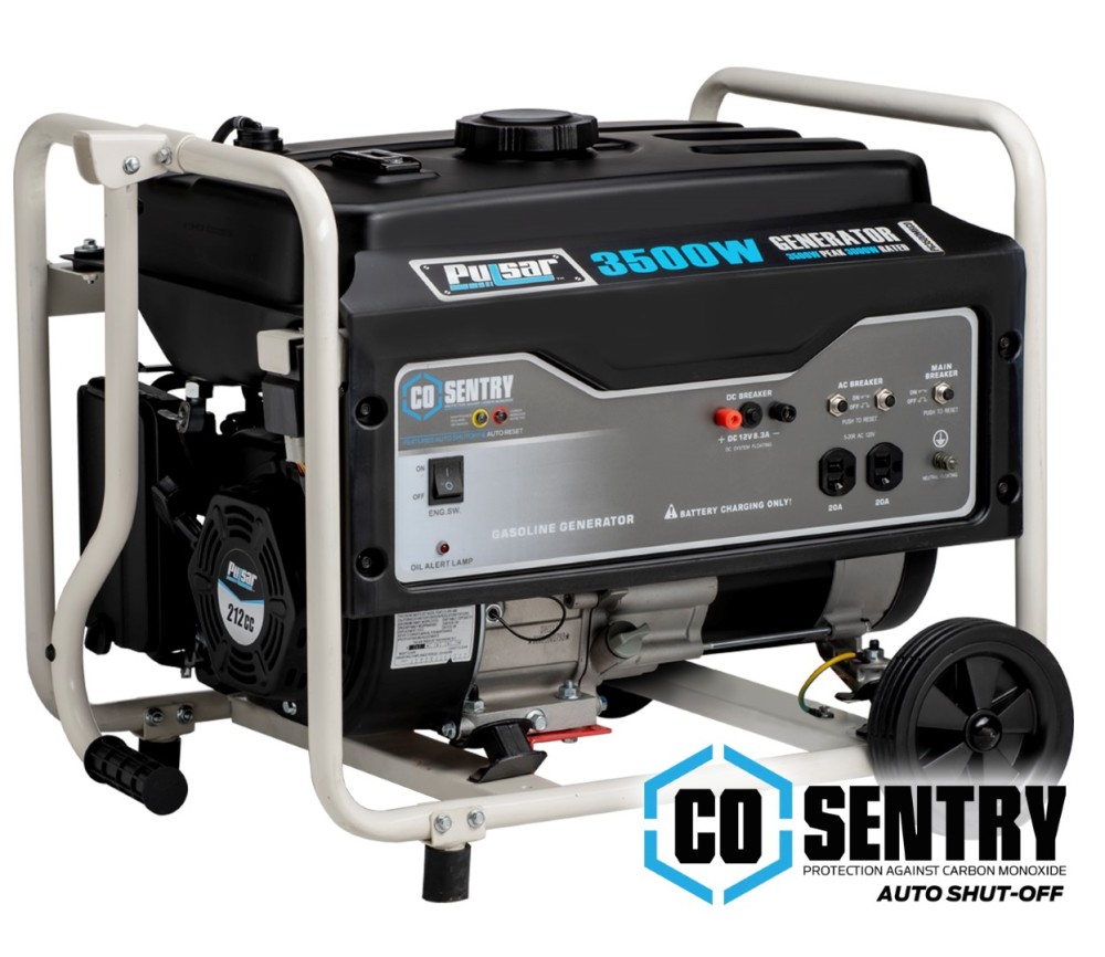 

Pulsar Products 3500 Watt Gas Generator with Mobility Kit
