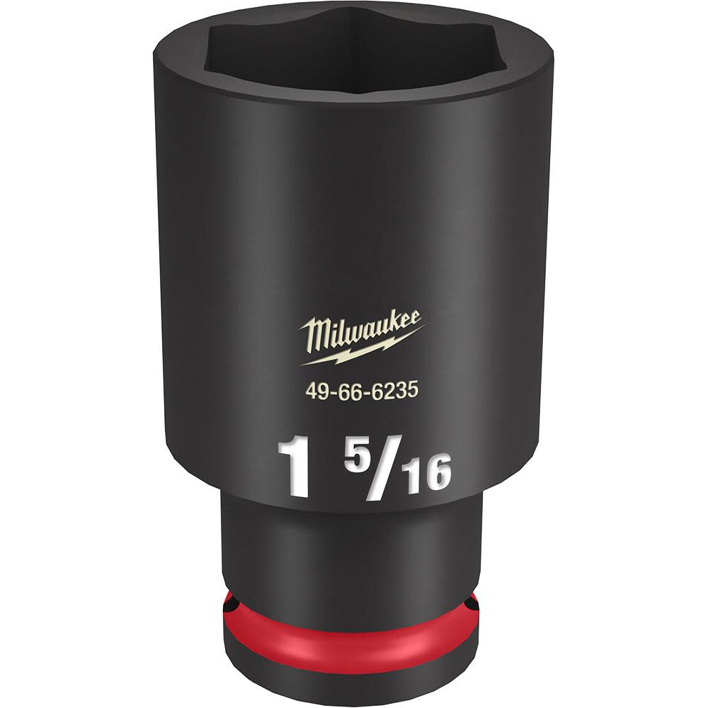 

Milwaukee Impact Socket 1/2" Drive 1 5/16" Deep 6 Point
