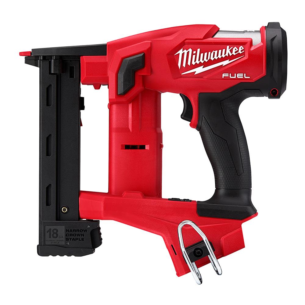 Milwaukee M18 FUEL 18 Gauge 1/4 in. Narrow Crown Stapler (Bare  