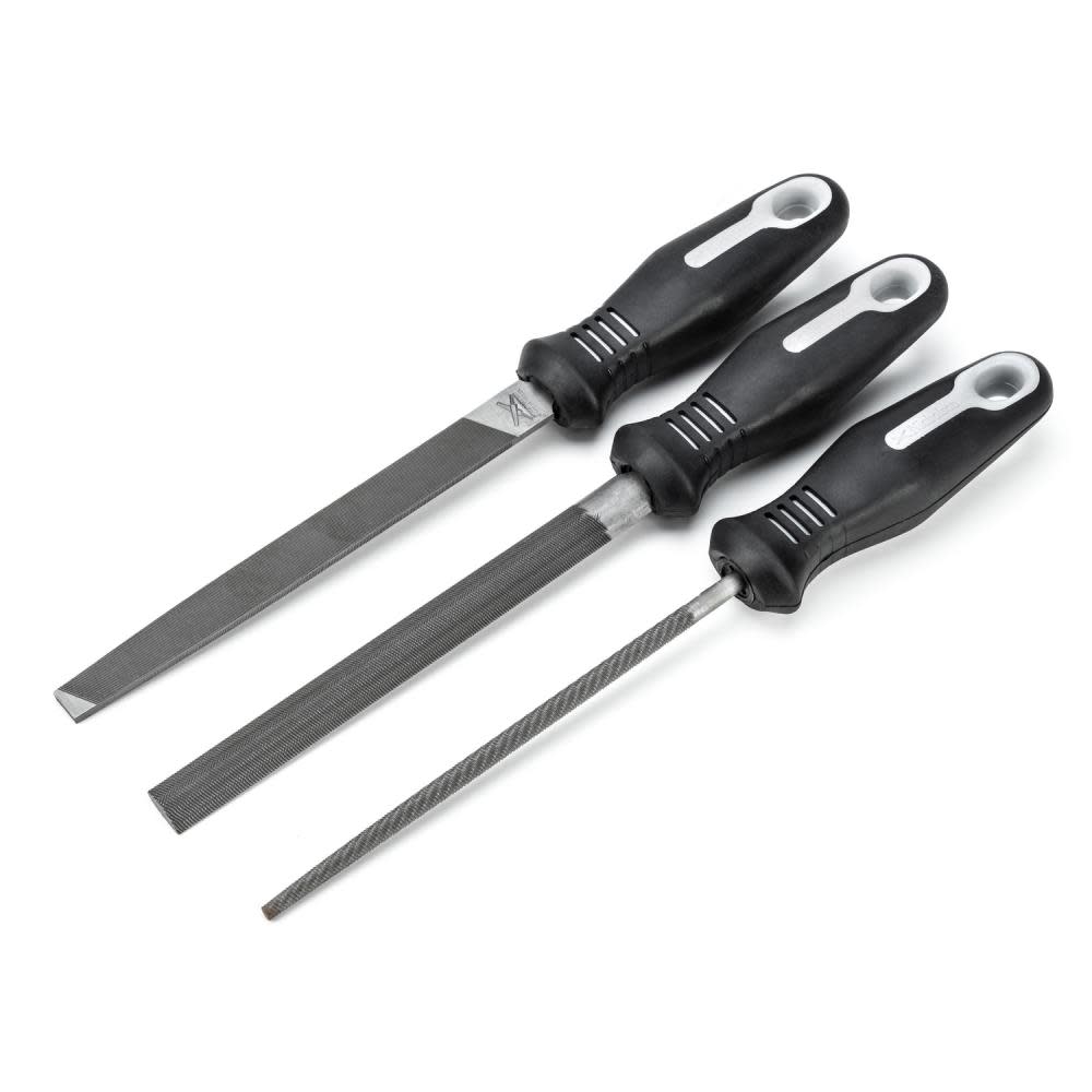 

Crescent Nicholson Bastard File Set with Ergonomic Handles 6" 3pc