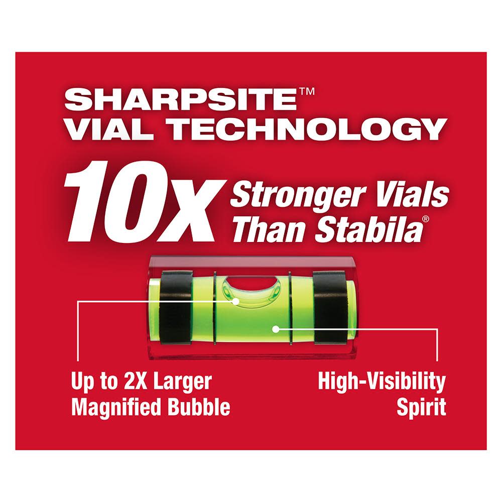 REDSTICK Magnetic Compact Box Level Set Details about / 24 in.//48 in