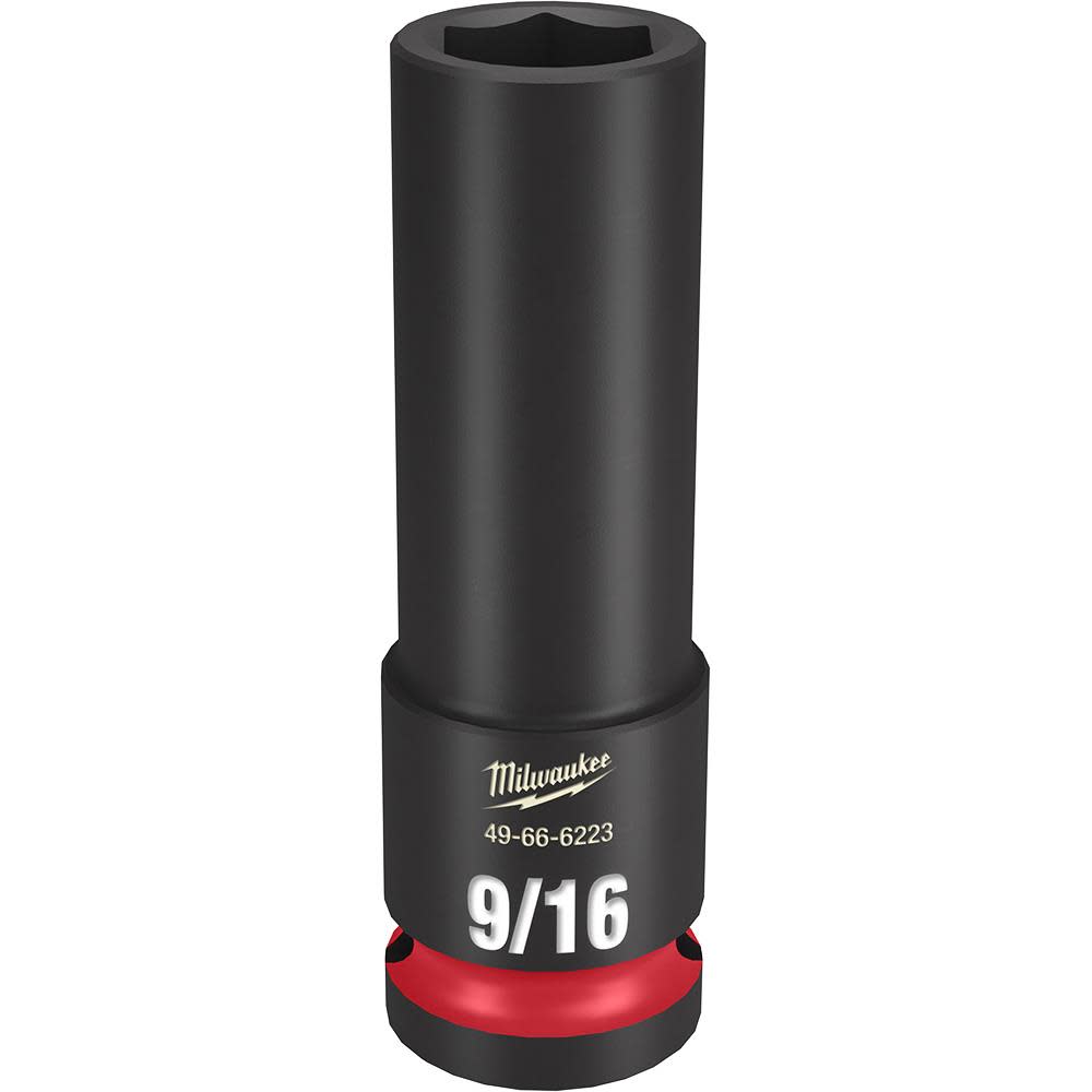 

Milwaukee SHOCKWAVE Impact Duty Socket 1/2" Drive 9/16" Deep 6 Point