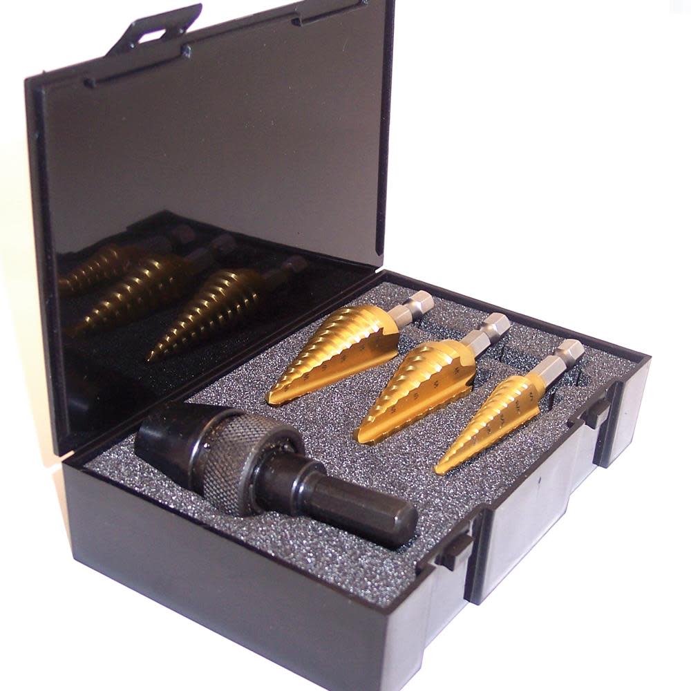

Champion Cutting Tool Hex TIN Multi-Step Drill Set