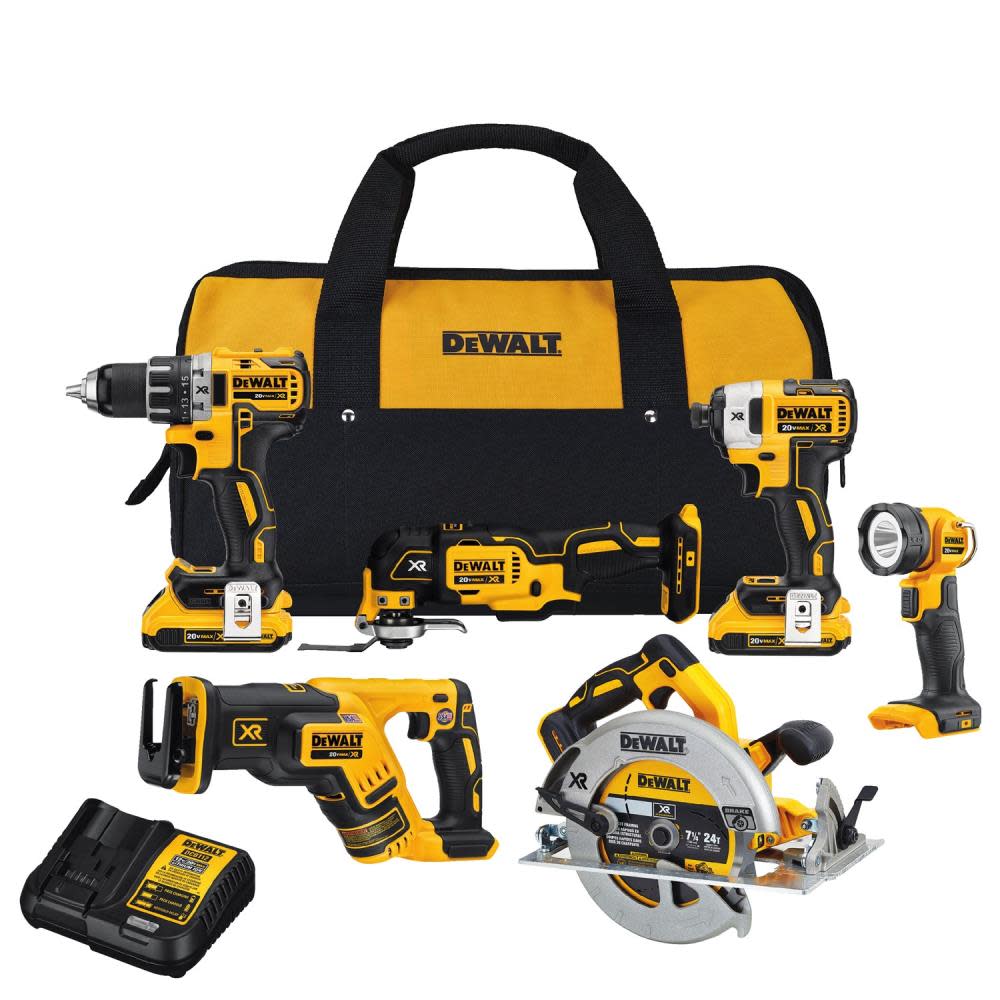 Dewalt 6 sale tool combo kit